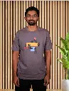 Live Study Gery Men T Shirt