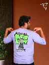 Introvert Lavender Men Drop Shoulder