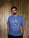 Bike Steel Blue Men T shirt