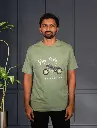Bike Green Men T Shirt