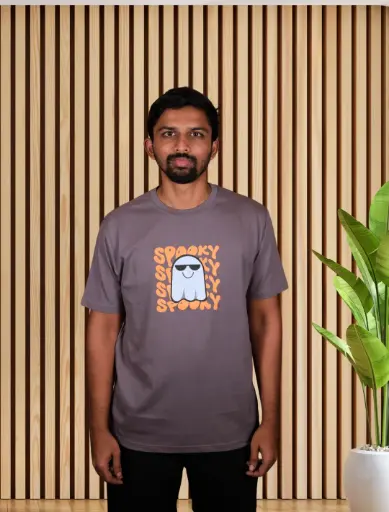 Spooky Gery Men T Shirt