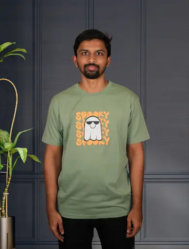Live Study Green Men T Shirt