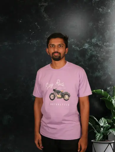 Bike Lavander Men T Shirt